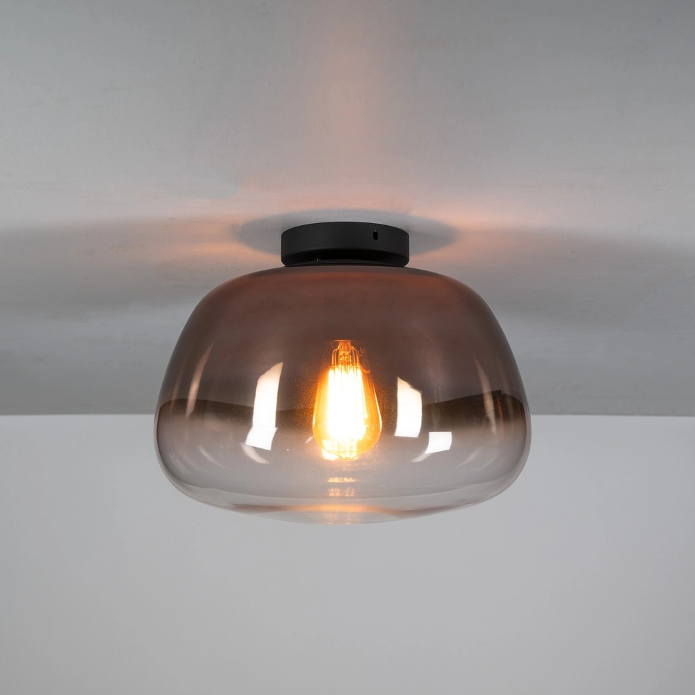 Glasdeckenlampe Pulse Ø 36cm – Kupferglas Lyora 8716803512054