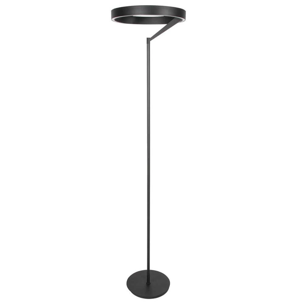 Moderne Stehleuchte Mykty schwarz Ø 40cm Steinhauer 8712746178173