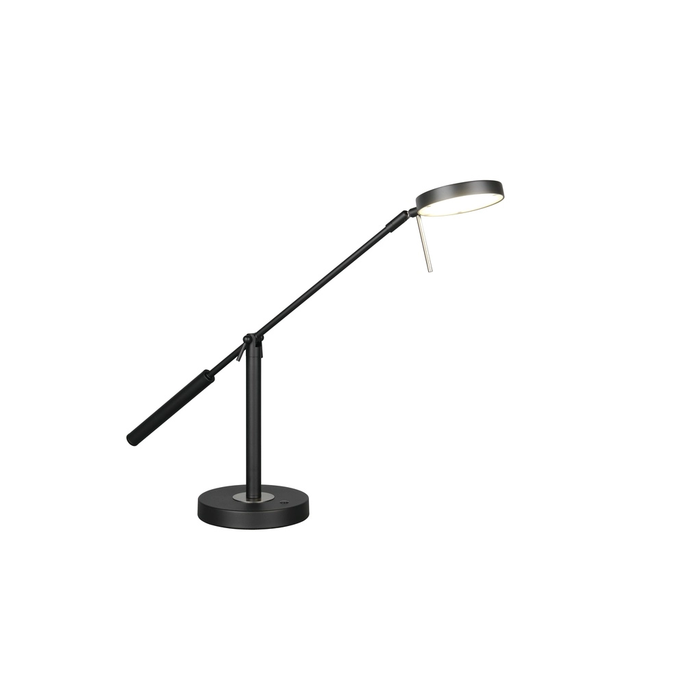 Schreibtischlampe Monza Schwarz Trio 4017807693256