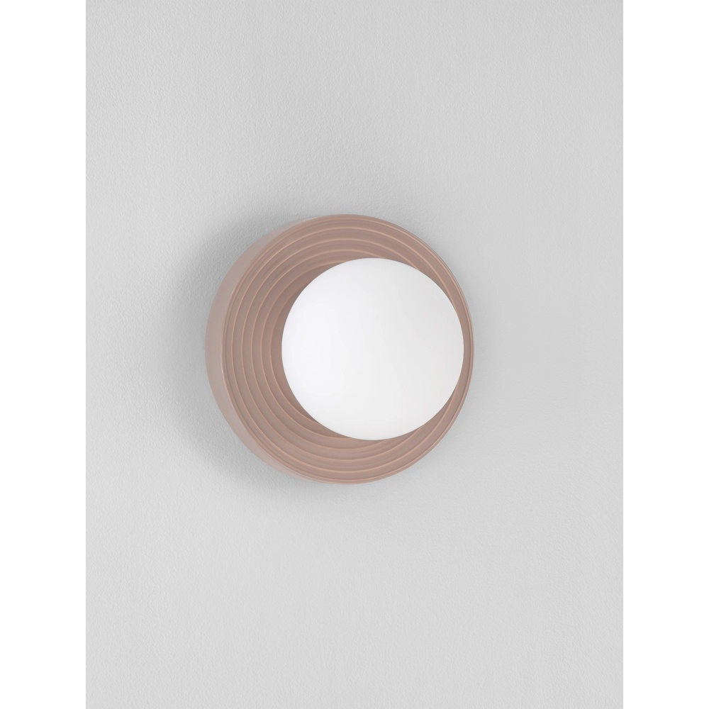 Wandleuchte Orbique mokkabraun Ø 22cm Lyora 5212017483874