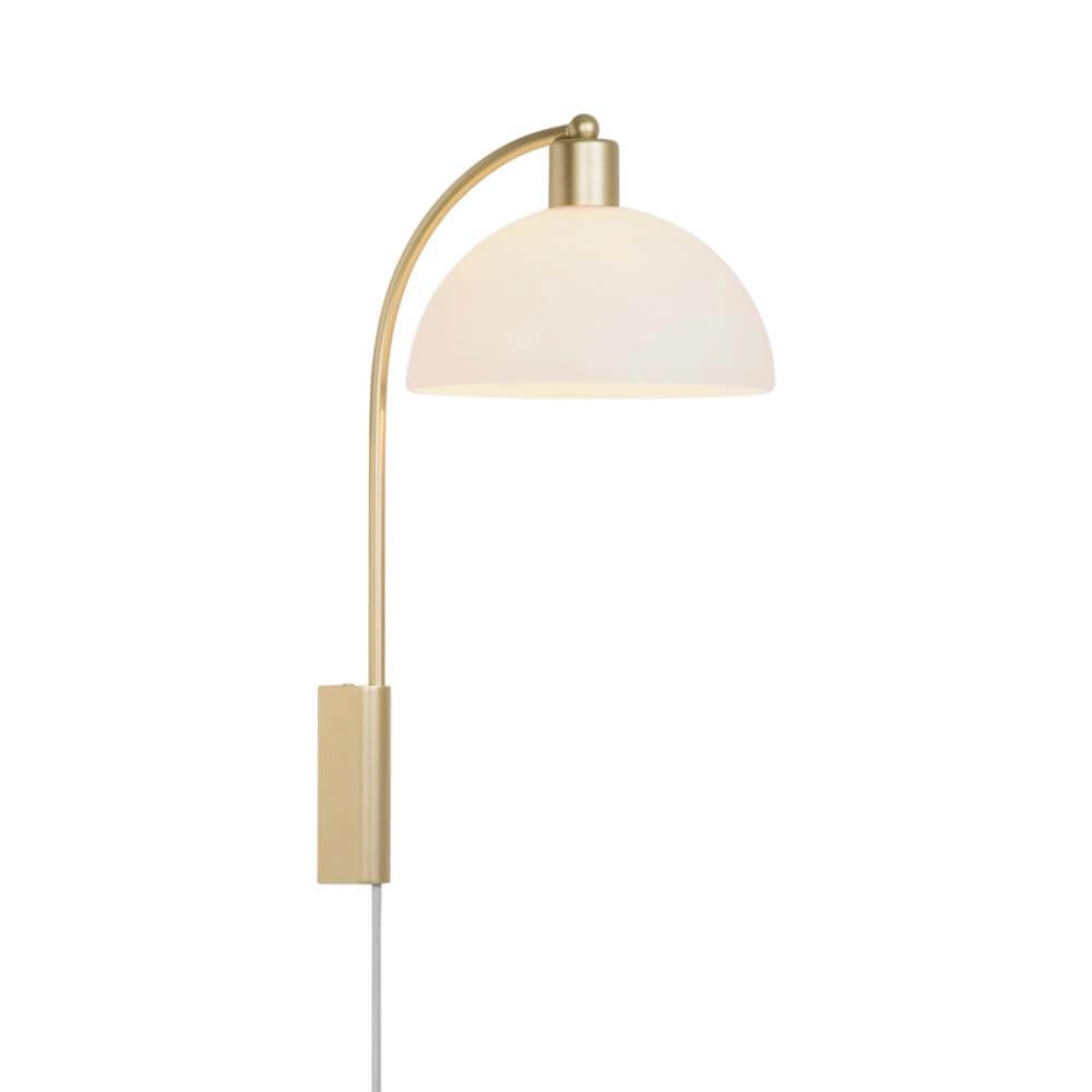 Design-Wandleuchte Ellen Messing