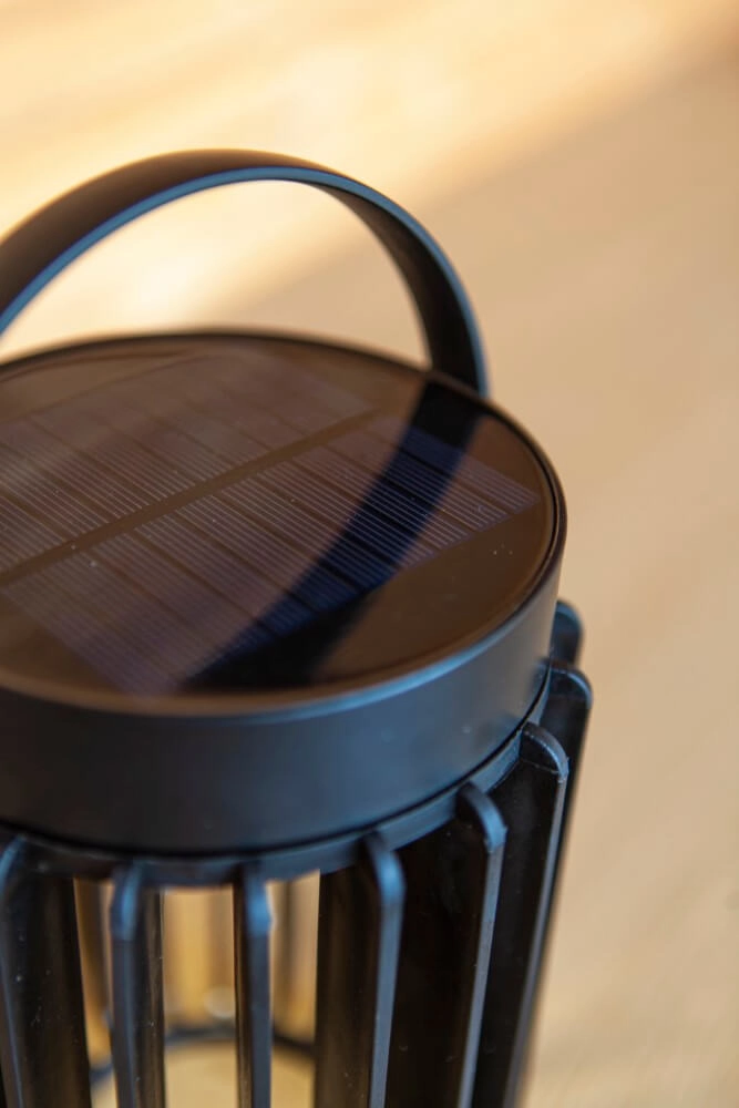 Solar table lamp Kozy black Lutec 6939412089133