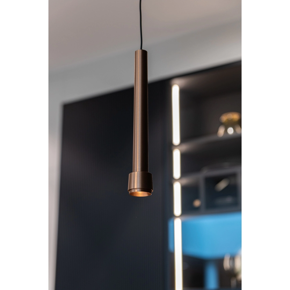 Einphasige Pendelleuchte für Schienen Linial Tubiz Champagner Premium by Lucide 5411212552761