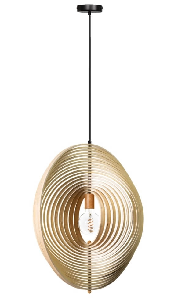 Hängelampe aus Holz Woody Ø 59cm