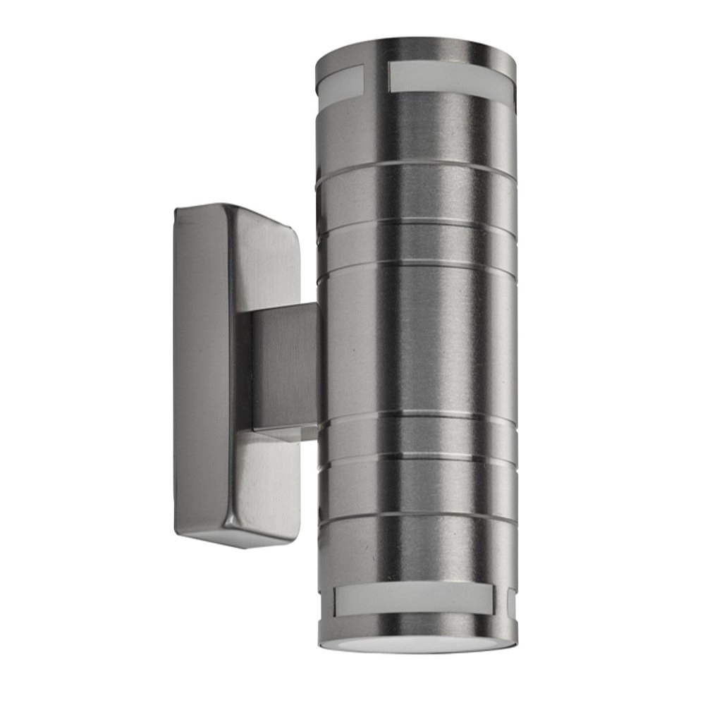 Wandstrahler aus Edelstahl Splot Up - Down 2x3w