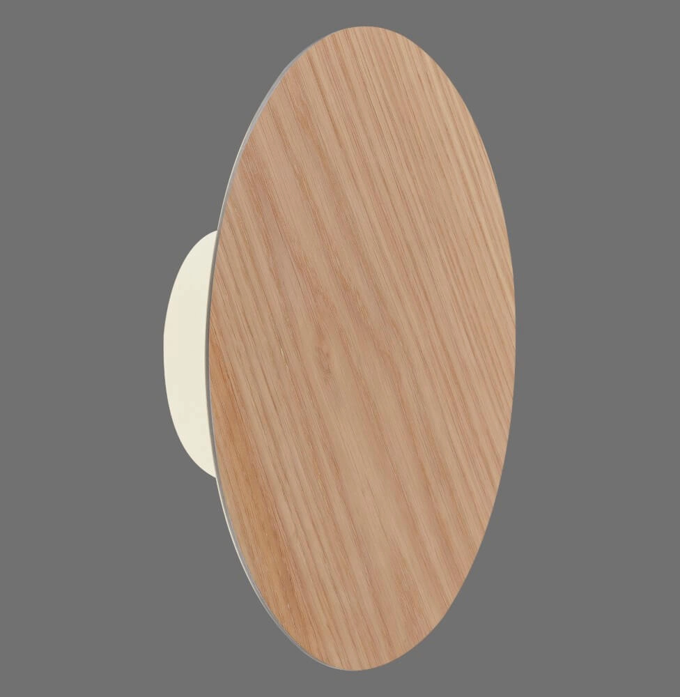 Design-Wandleuchte Akku Puntua Ø 25cm Holz Paul Neuhaus 4012248375792