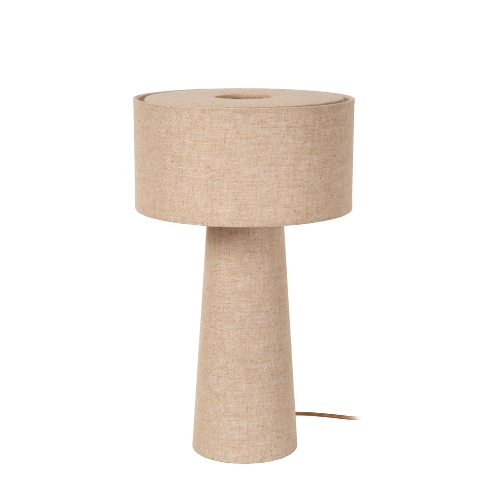 Tischlampe Leeroy taupe Ø 30cm