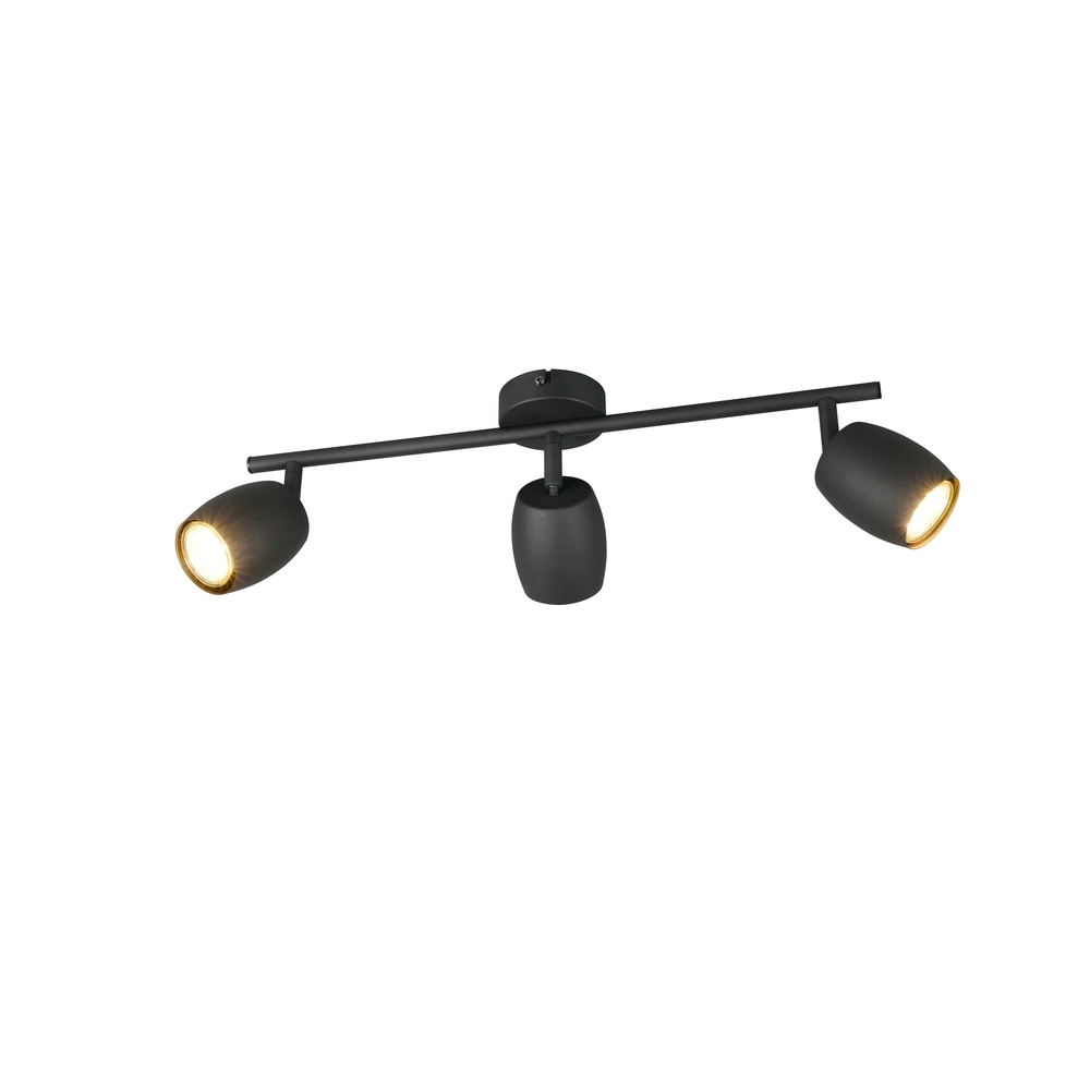 Deckenlampe Nancy 3-flammig schwarz