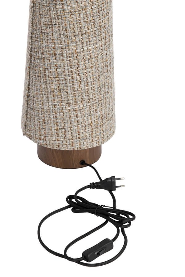 Geflochtene Tischleuchte Howie Holz Ø 19cm Light & Living 8717807759438