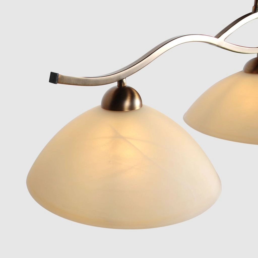 Klassische Pendellampe Anthea 3-Licht Bronze Steinhauer 8712746180213