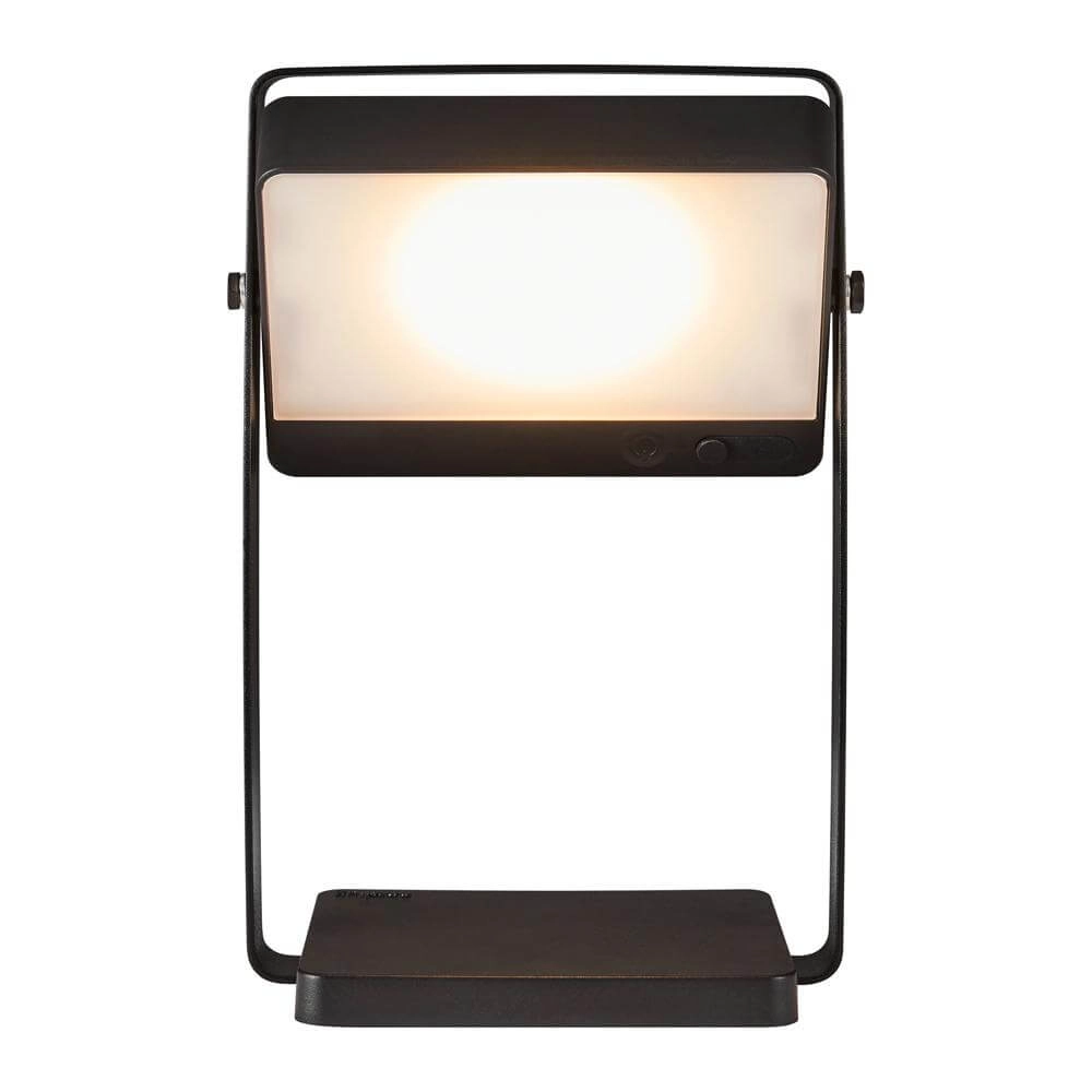 Design-Tischleuchte Saulio Schwarz wiederaufladbar Nordlux 5704924017513