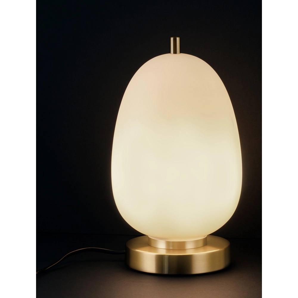 Tischlampe Lato Gold mit Weiß Lyora 5212017445582