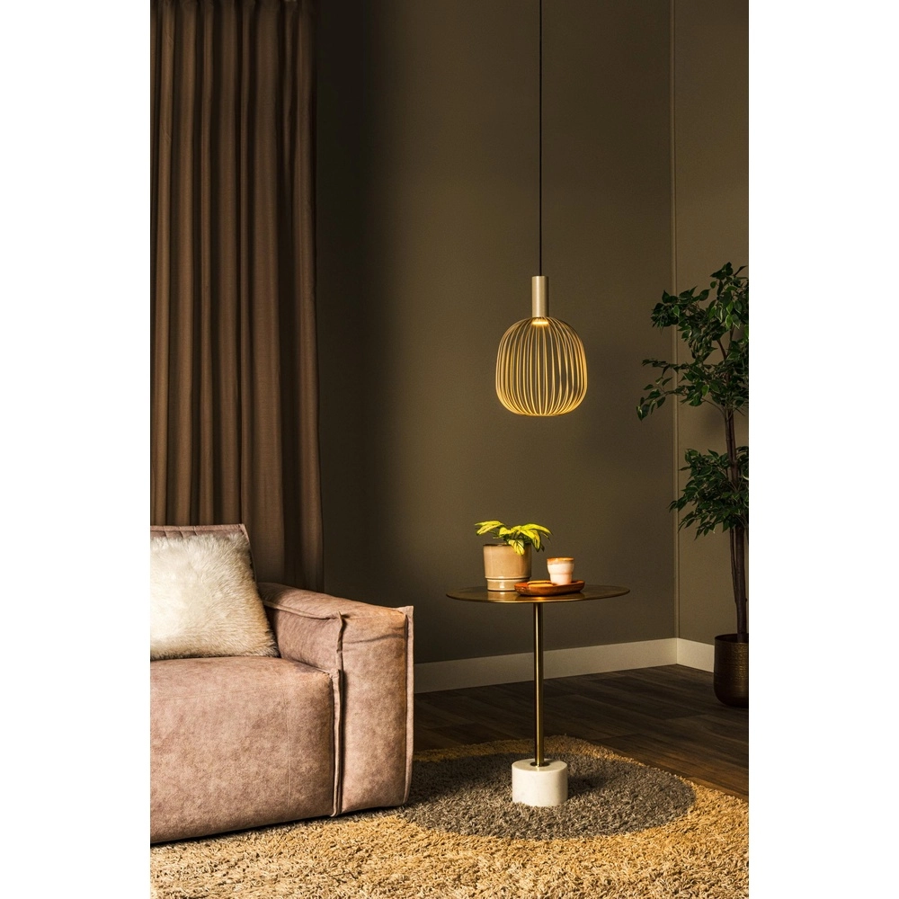 Pendellampe Ø 25 cm Esterel sandbrauner Mini GU10 Lucide 5411212212313