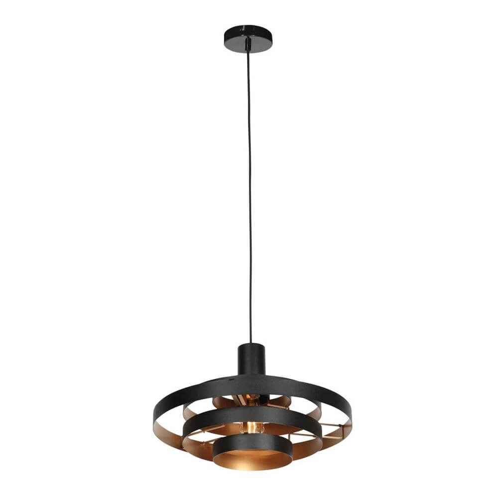 Design-Pendelleuchte Halo Cirque schwarz Ø 50cm Steinhauer 8712746178333
