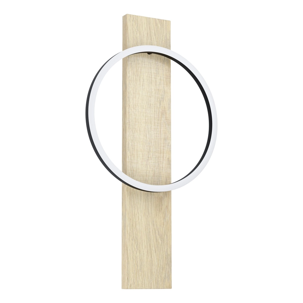 Wandlampe Boyal LED – mit Holzoptik