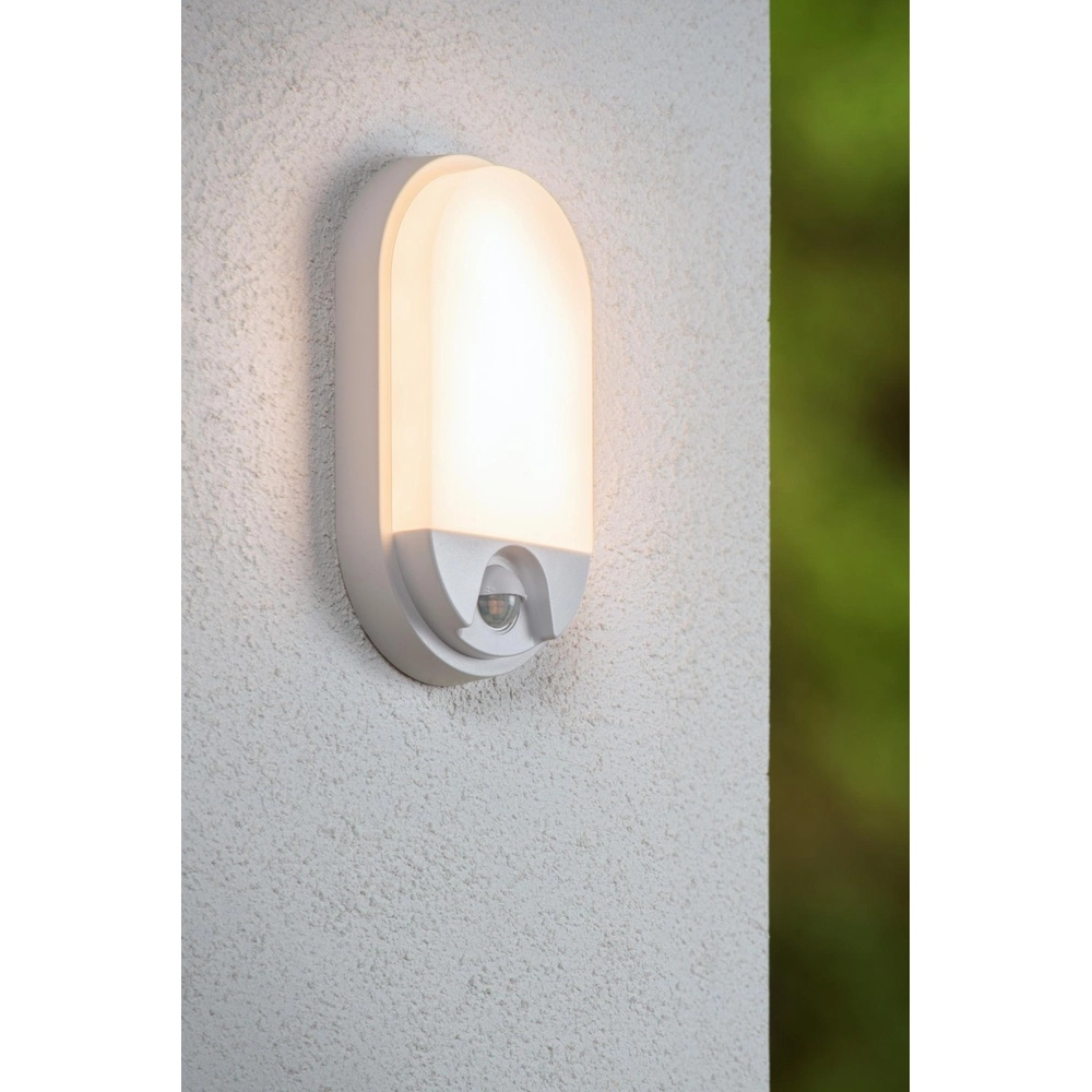 Ovale Wandlampe Hups Ir Weiß mit Sensor Lucide 5411212221605