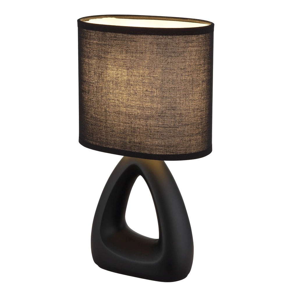 Design-Tischlampe Triangle Schwarz
