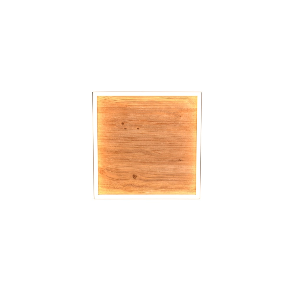 Design-Deckenleuchte Kalea schwarz mit Holz Trio 4017807661507