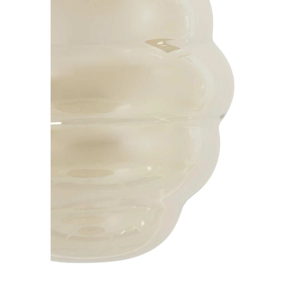 Ø 30cm Pendellampe Misty mit Bernsteinglas Light & Living 8717807645663