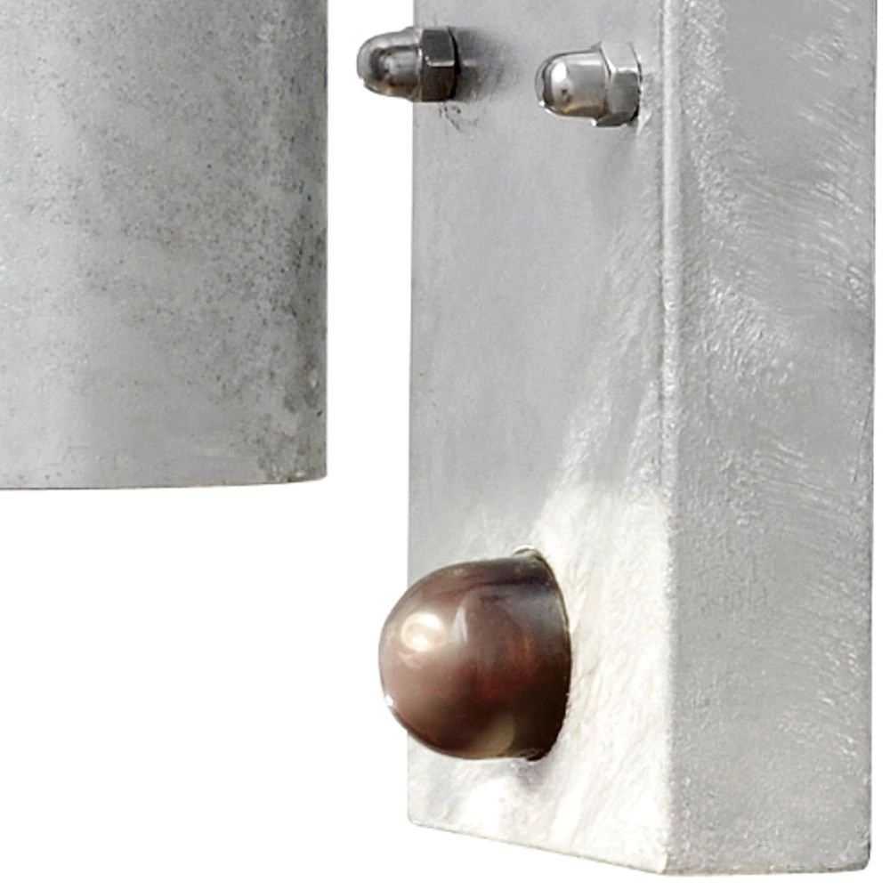 Wandspot Modena Downlight Zinkgrau mit Bewegungsdetektor KonstSmide 7318307541328