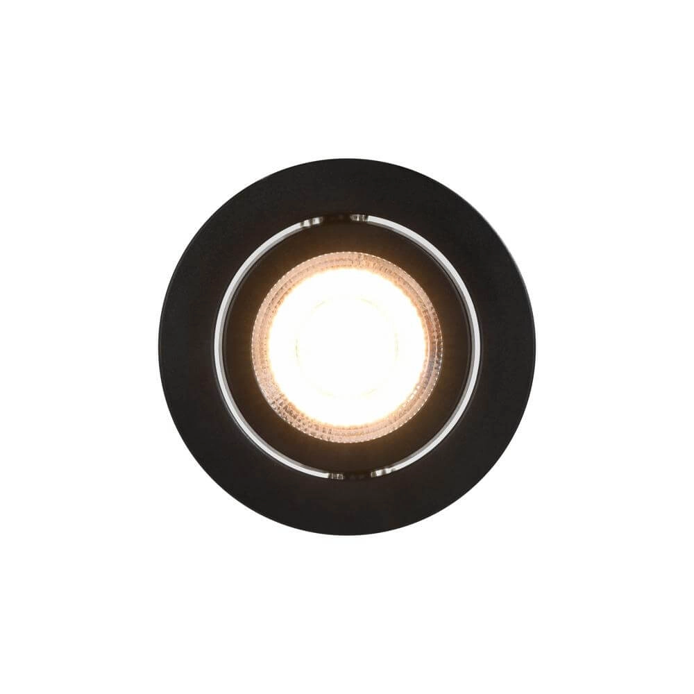 Schwarzer Einbaustrahler Monolo Ø 8,2cm Nordlux 5704924023187