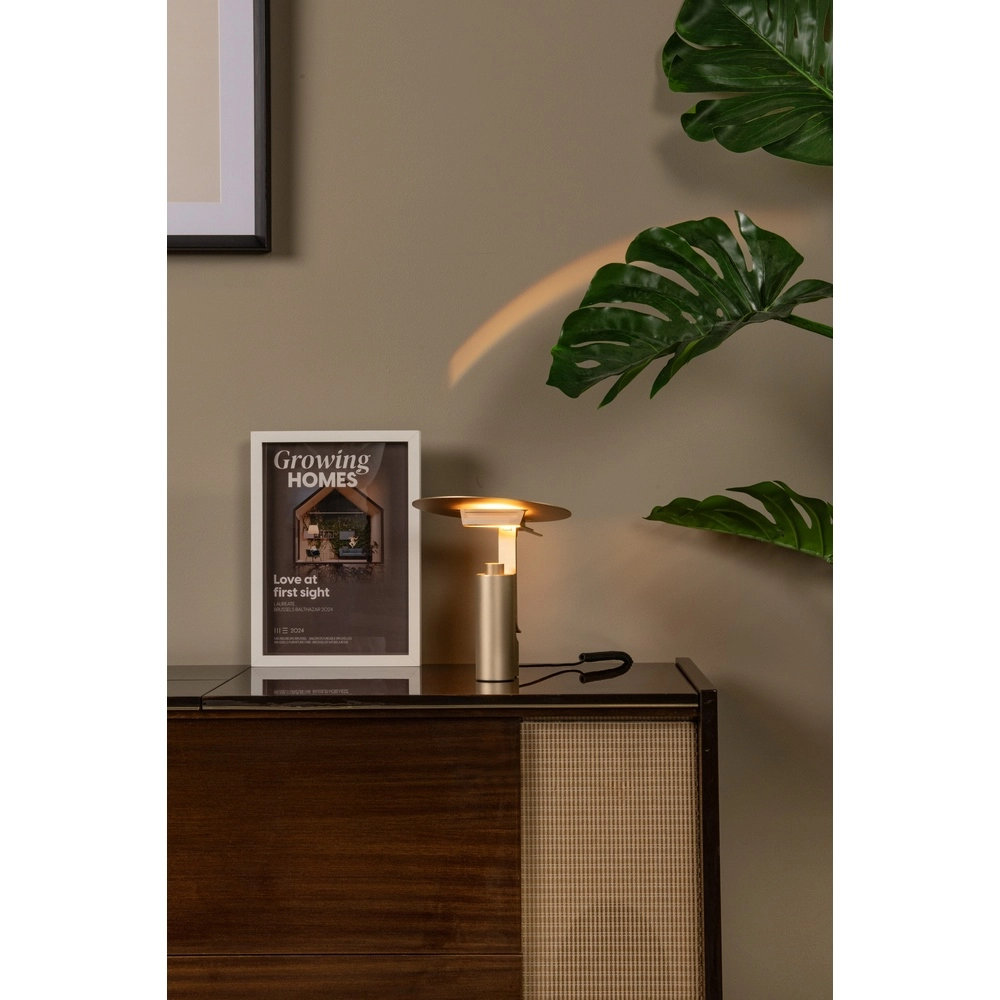 Goldene Schreibtischlampe Fits LED Premium by Lucide 5411212051622