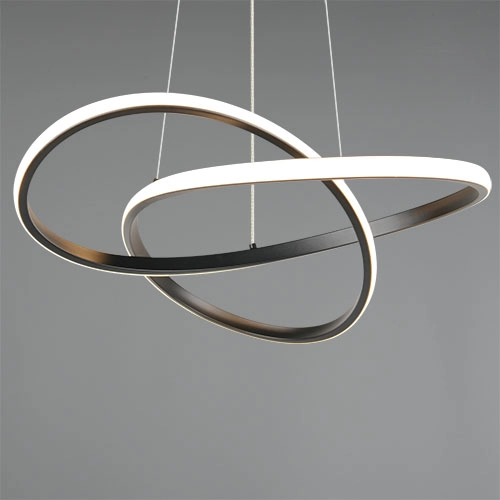 Design-Pendellampe Mansa Schwarz Trio 4017807682144