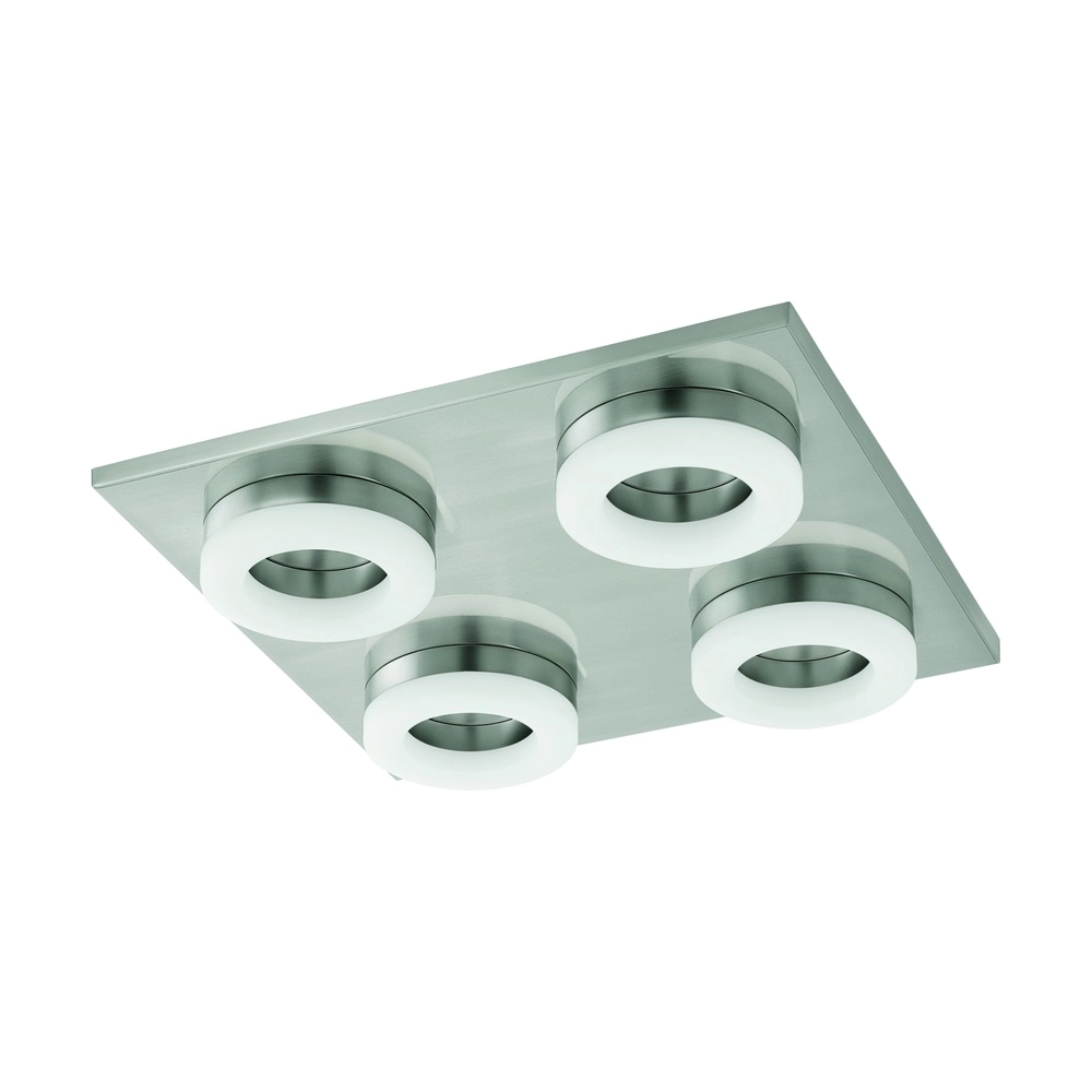 Quadratische Deckenlampe Palena Nickel 4-Lights Eglo 9002759786885