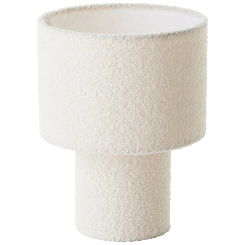 Cremefarbene Tischlampe Teddy Ø 23cm Brilliant 4004353447235