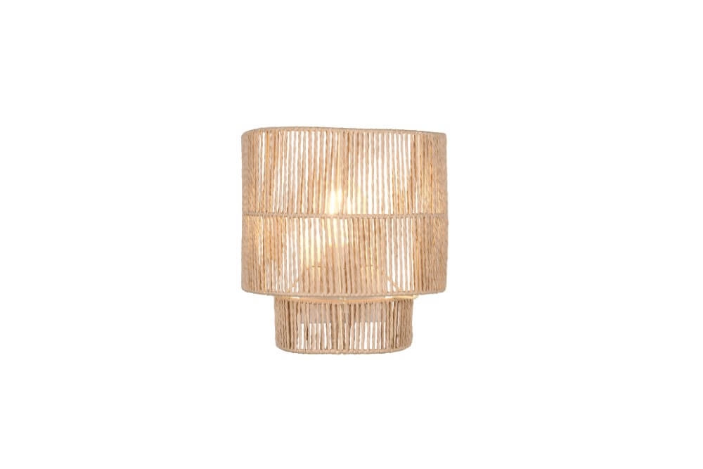 Japandi Wandleuchte Satna Rattan Trio 4017807636192