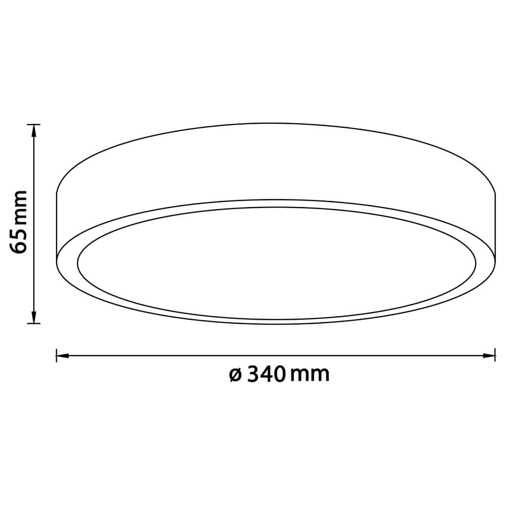 Deckenleuchte Moreen Ø 34cm Brilliant 4004353403699