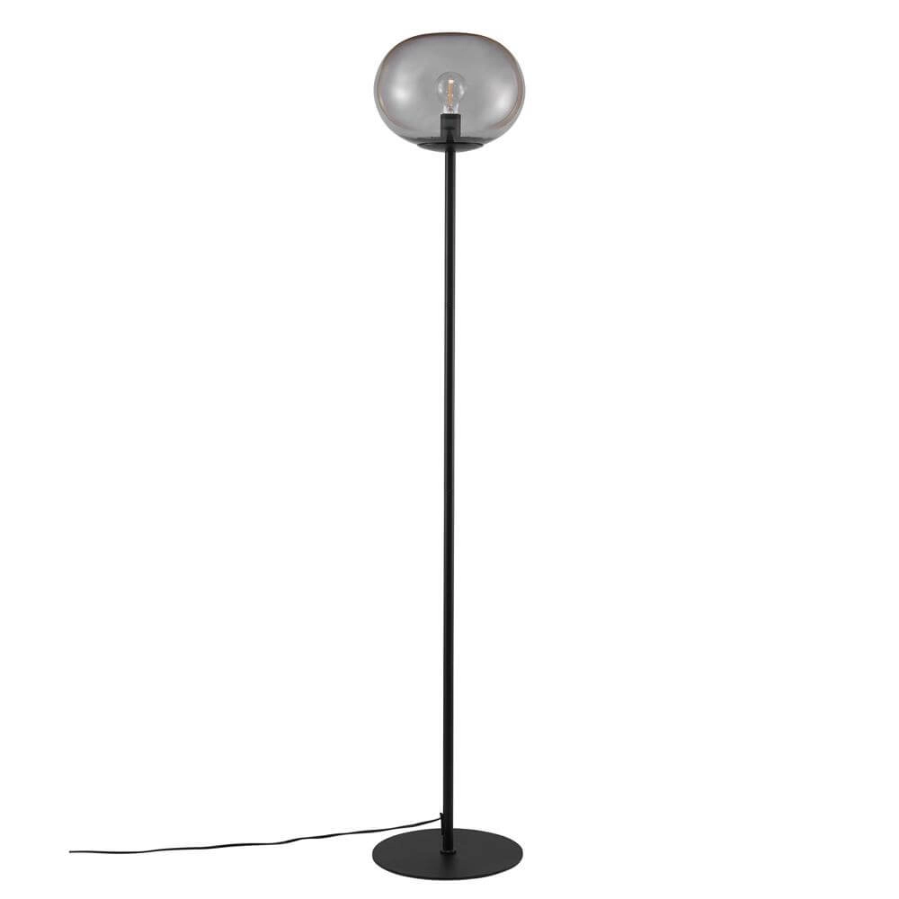 Stehleuchte aus Glas Alton schwarz mit Rauchglas Nordlux 5704924001093