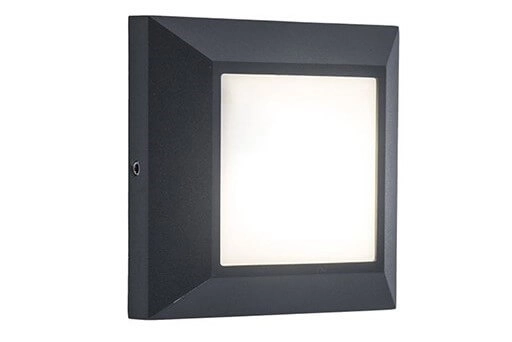 Wandlampe Helena anthrazitfarbenes Quadrat Lutec 6939412049793