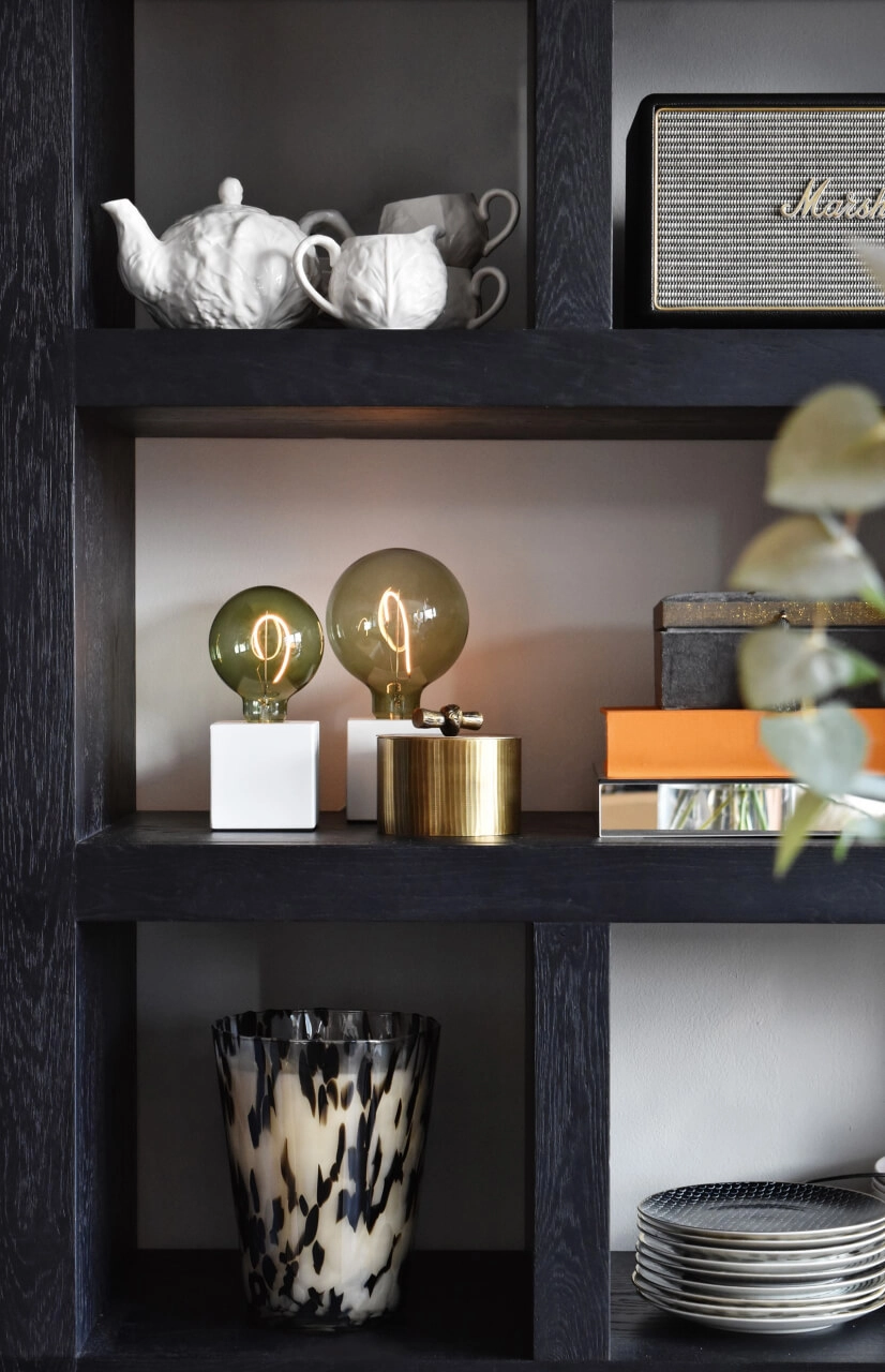 Weiße Tischlampe Calexa Circle 8712879147992
