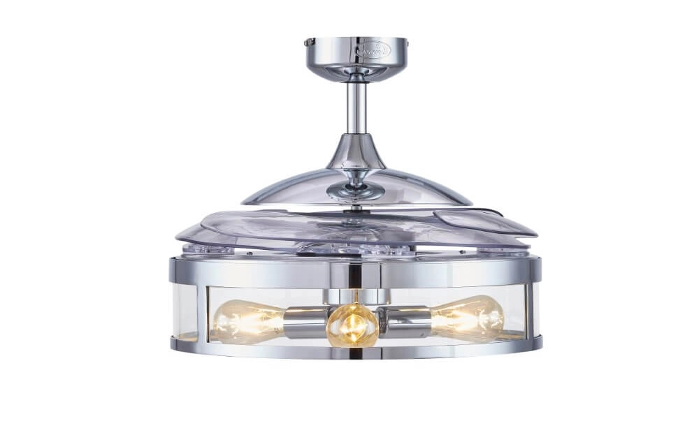 Deckenventilator aus Chrom Fanway Classic Ø 122cm Beacon 9333509119388
