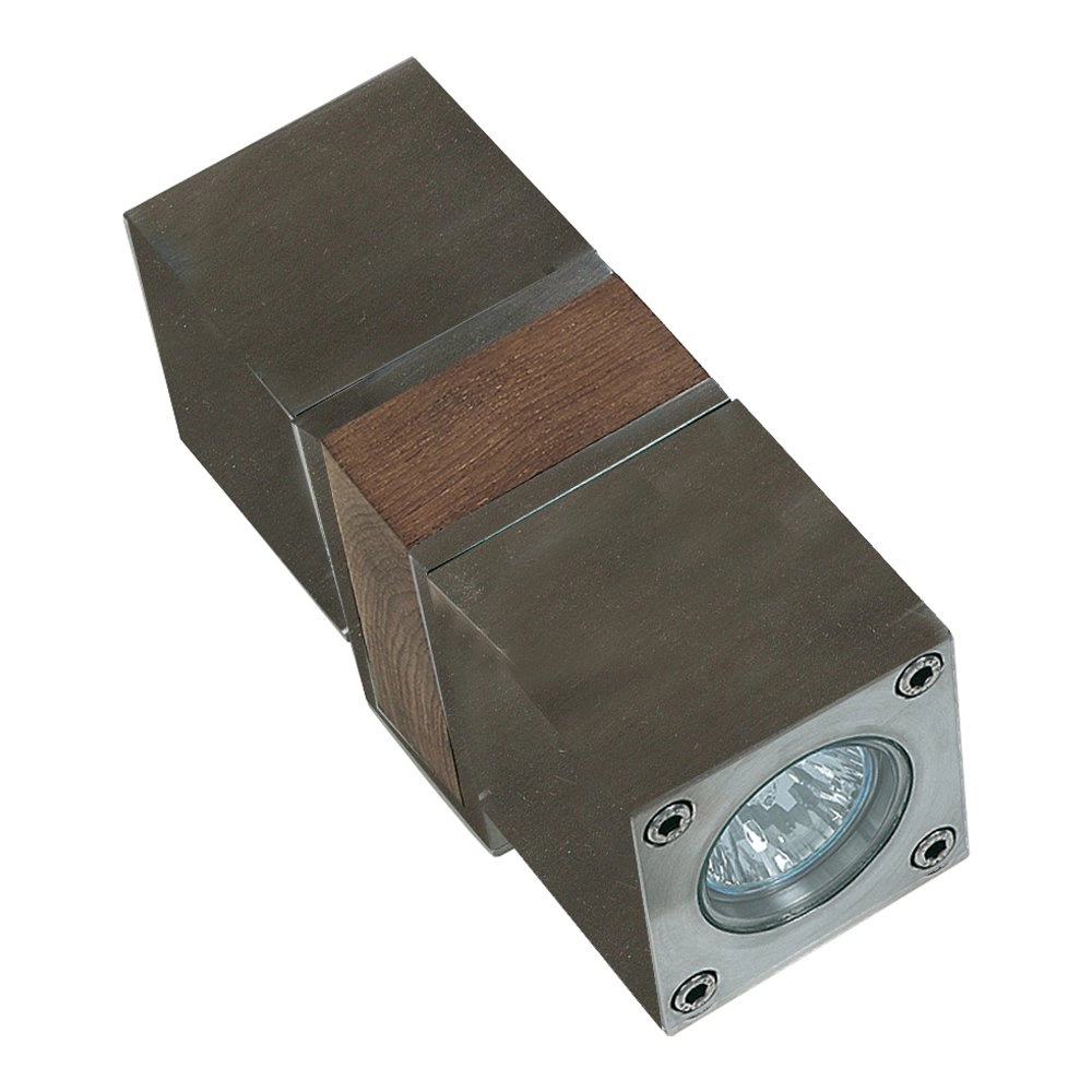 Wandstrahler Q-Bic Teak 20 cm