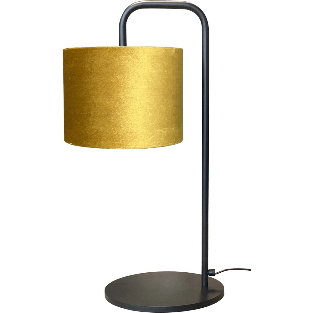 Tischlampe Venus mit goldfarbenem Lampenschirm