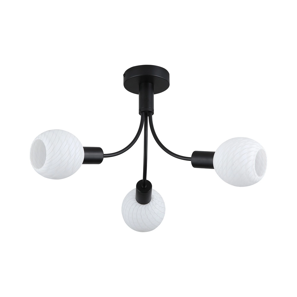 Deckenlampe Nova schwarz 3-flammig Searchlight 5053423301297