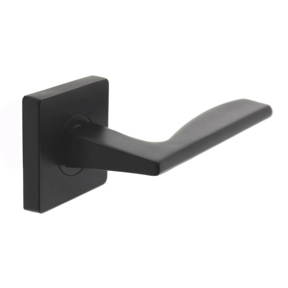 Moderner Türgriff Apollo Quadratisch Schwarz