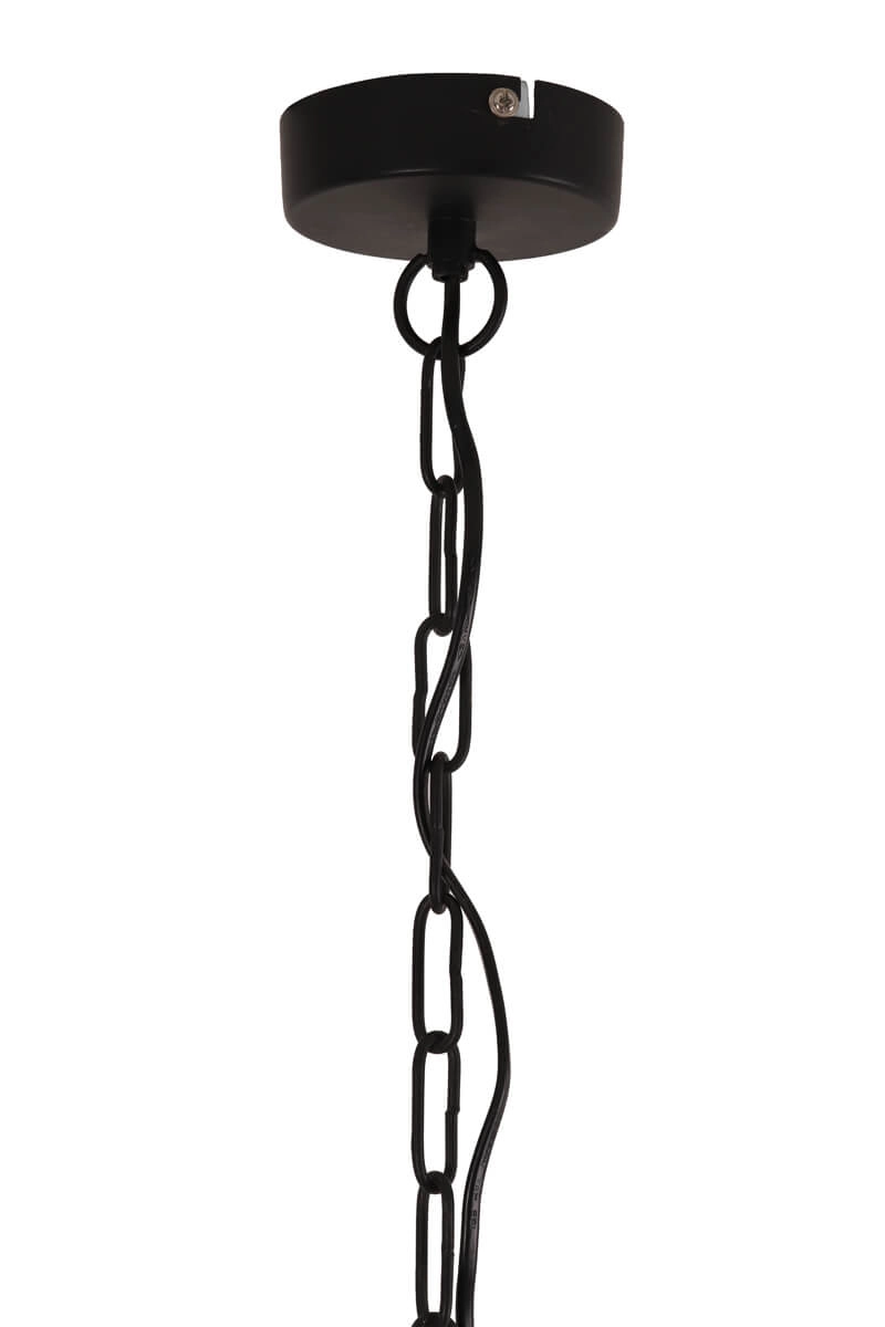 Country Pendelleuchte Kylie schwarz Ø 60cm Light & Living 8717807108922