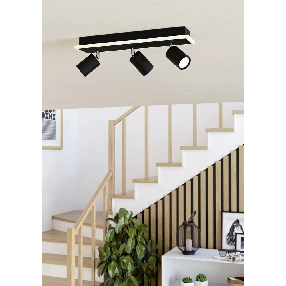 LED-Deckenspot Rimbocchi 1 3L – schwarz – orientierbar Eglo 9008606316564