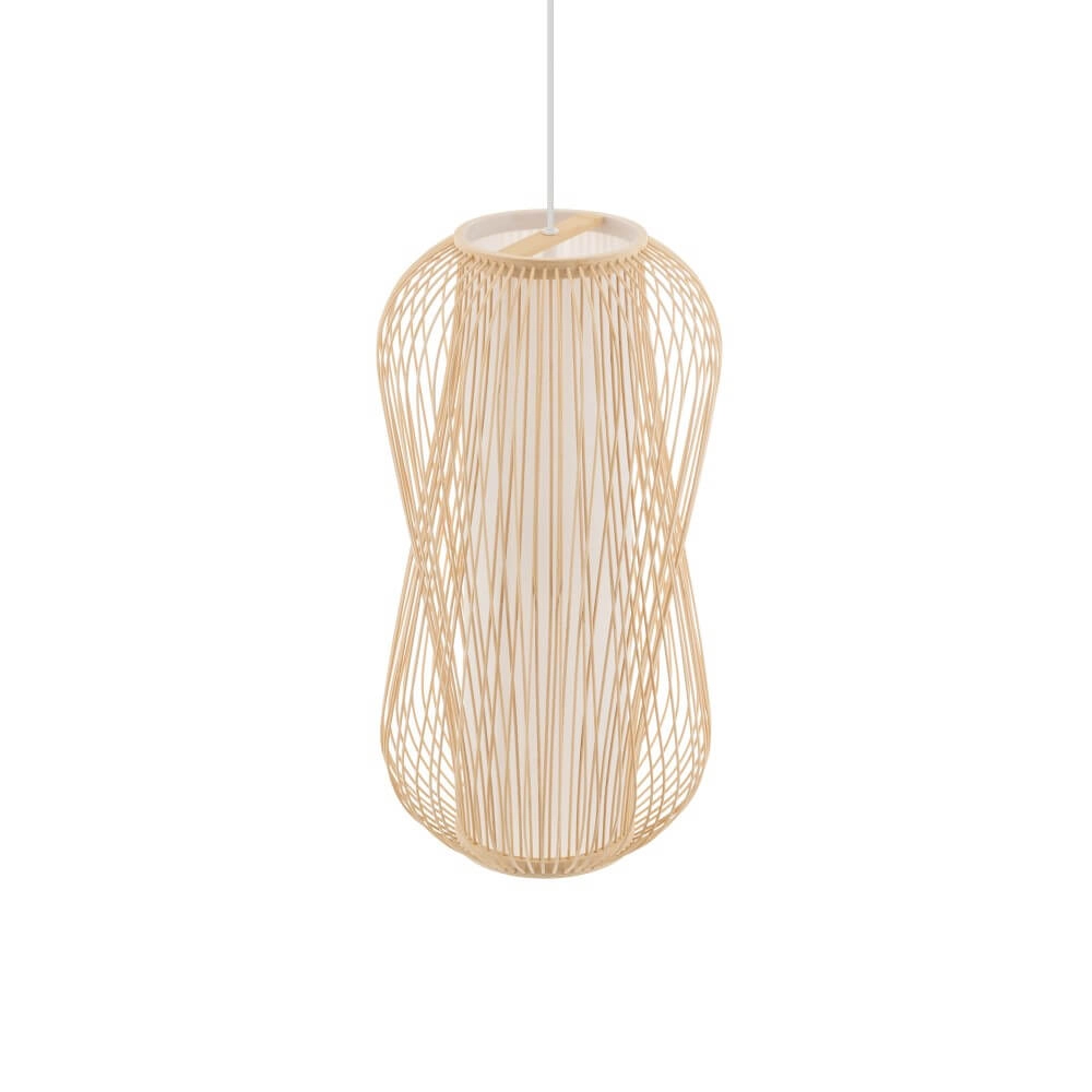 Rattan Pendelleuchte Puket L Ø 30cm Lyora 5903139111621