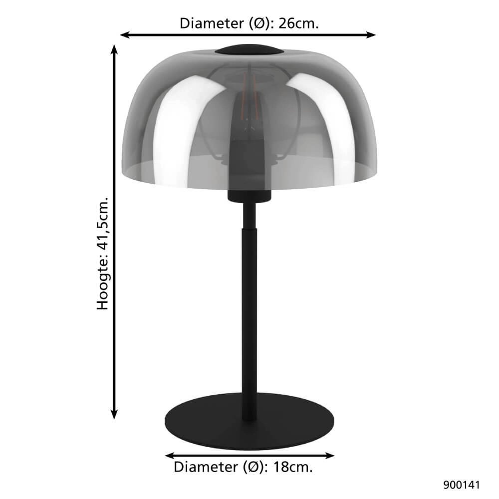 Design-Tischlampe Solo 2 Weiß Eglo 9008606235346