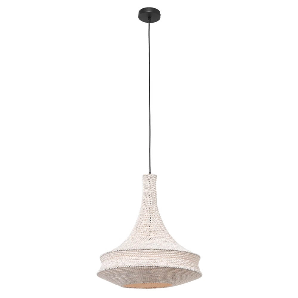 Hängelampe Marrakesch weiß Ø 60cm Steinhauer 8712746161526