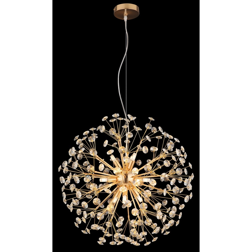Pendellampe Katrina gold Ø 60cm Globo 9007371481309