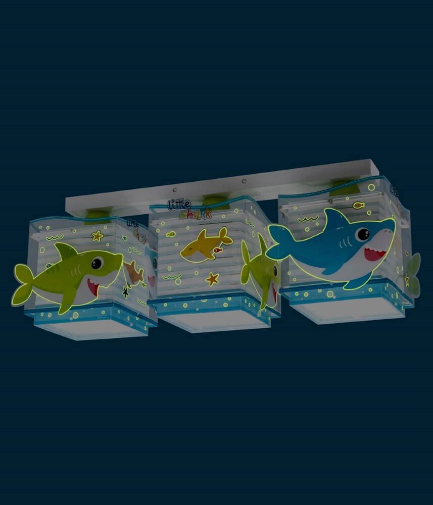 3-Lichts Deckenlampe Little Shark Dalber 8420406634739