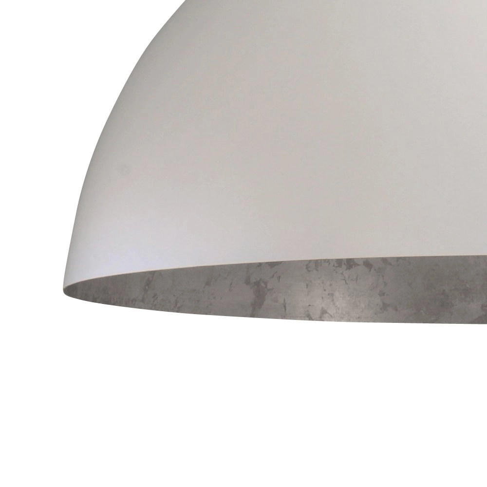 Pendelleuchte Industria Bud 80 cm weiß mit altem silber Masterlight 8718121175904