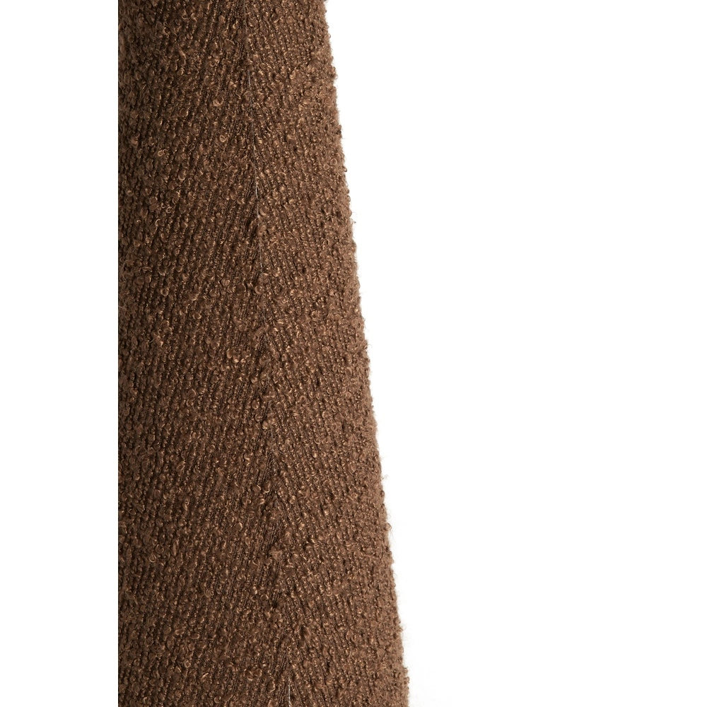 Tischlampe Devia Ø 30cm – bouclé – braun Light & Living 8717807759476