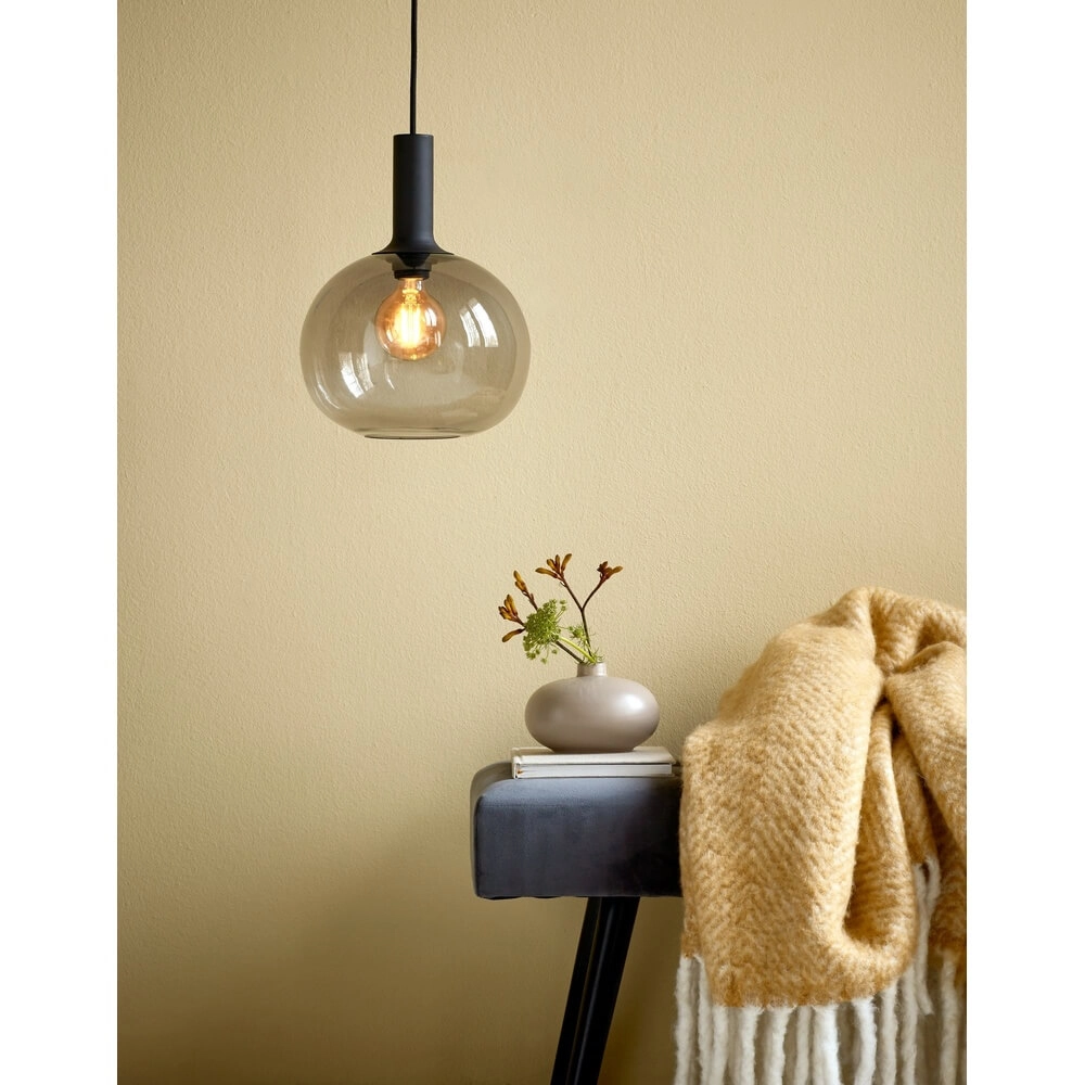 Pendelleuchte aus Glas Alton Kugel Ø 25cm Rauchglas Nordlux 5701581452688