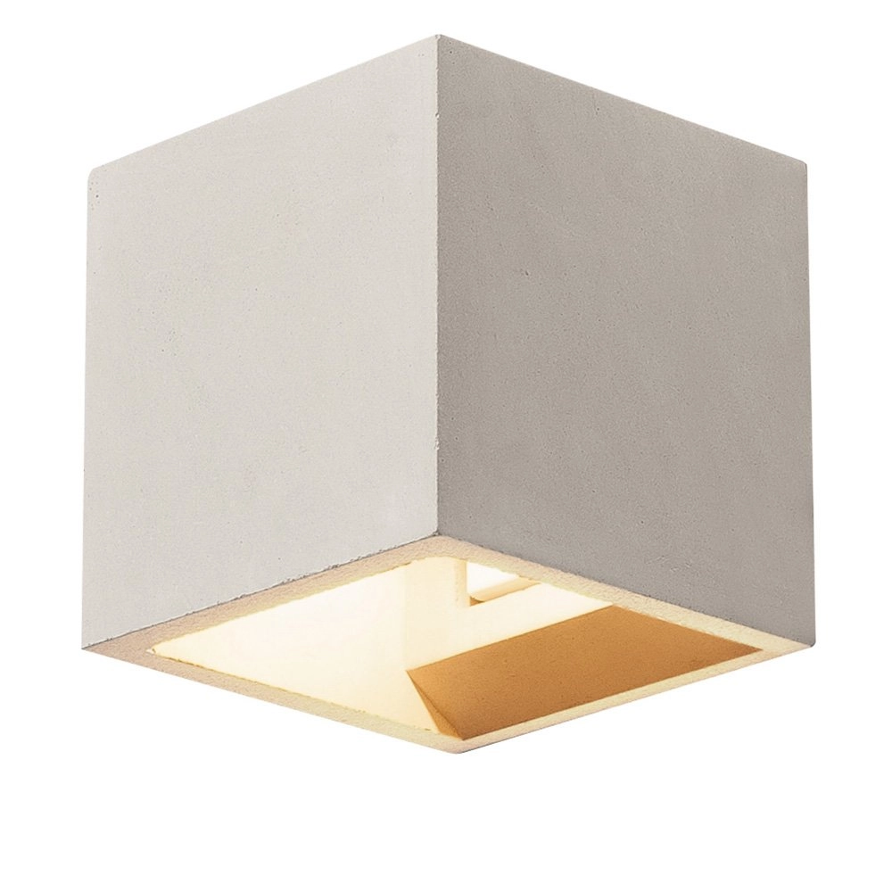 Wandleuchte Solid Cube Up-Down Beton SLV 4024163192026